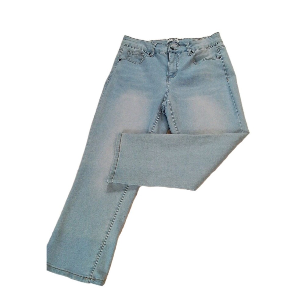 Women's‎ Bleu Denim Jean Capri  Ankle Length Size 6